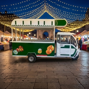 Chariot alimentaire pour bananes et chocolats surgelés avec compartiment à glace sèche, construction métallique résistante à la rouille, idéal pour la vente en bord de mer et à la piscine - Product Image 1
