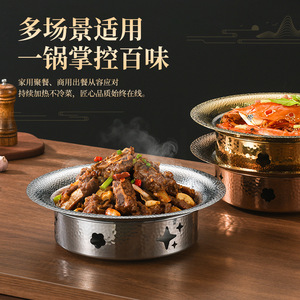 Stainless Steel Dry Pot With Heat Resistant Design For Home And Commercial Use - Product Image 1