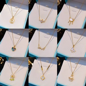 Venta al por Mayor de Joyería de Acero Inoxidable, Collares de Acero de Titanio Modernos para Mujer, Venta al por Mayor de Fábrica de Collares Baratos - Product Image 5