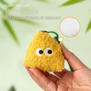 Porte-clés en peluche Zongzi détachable pour le Festival des Bateaux-Dragons, jouets en peluche créatifs de dessin animé, pendentif de décoration pour sac à dos, petit cadeau - Product Image 3