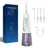 Hydropulseur personnalisable avec stérilisation UVC, étanche IPX7, rechargeable USB-C, irrigateur buccal, longue autonomie de la batterie