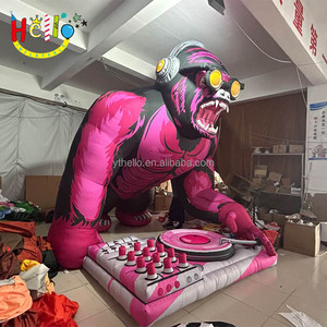 Babouin <span class=keywords><strong>gonflable</strong></span> de DJ de modèle animal <span class=keywords><strong>gonflable</strong></span> de décoration d'événement de partie pour le concert - Product Image 3