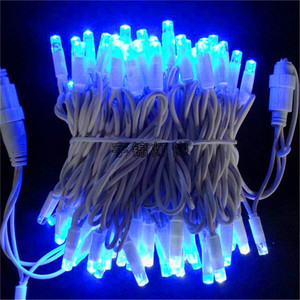 Decoración navideña al aire libre impermeable 5M 50leds Cable de goma Hada cadena luz fiesta suministros Lampara LED - Product Image 3