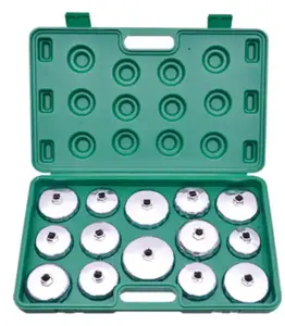 14 Pieces Sturdy Steel Cap Type Filter Disassembly Wrench Oil Filter Removal And Handling Tool Set