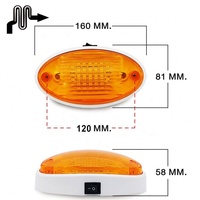 Lumière LED blanche pour porche rampe extérieure RV Camper Marine Boat Yacht LED Light, 12V CE Universal Car Accessories SMD LED Macon