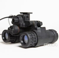 Jumelles tactiques pour casque FMA AN/PVS-31 modèle TB1284A-Noir en nylon, prix de gros, chasse, double tube