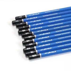 YALONG 12 adet profesyonel çizim kalem ahşap set özel kalem sanat öğrencileri için