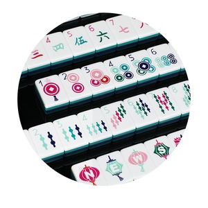 ชุดไพ่นกกระจอกไม้ไผ่แบบพกพาสั่งทำพิเศษ รุ่นใหม่ขายส่ง ยี่ห้อมิสดาร์ลิ่ง 160 ชิ้น สลักลาย 4 ชั้น หรูหรา สีเขียวอะคริลิก ไพ่นกกระจอกอเมริกัน - Product Image 2