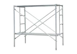 Système d'échafaudage mobile en acier galvanisé de type échelle pour portes et cadres de portes sur chantiers de construction - Product Image 4