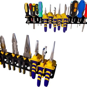 Support de rangement pour tournevis OY-HR, étagère murale multi-trous pour le rangement des outils et des quincailleries, organisation de la chambre à coucher - Product Image 5