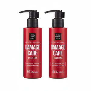 Offerta Speciale: Set 2 Pezzi Crema Essenza per Capelli alla Cheratina Concentrata 140ml, Trattamento Proteico Rosso per Capelli Danneggiati - Product Image 1