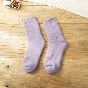 INS Pure Color Thick Wool <strong>Socks</strong> Women Tube <strong>Socks</strong> Thickened Warm Terry Towel <strong>Socks</strong> - Product Image 6