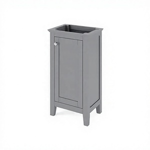 Meuble de salle de bain suspendu en bois massif, style classique, pour petits espaces - Product Image 1