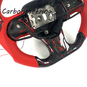 Volant en fibre de carbone forgée pour Chrysler 300C 300S SRT8 HEMI <span class=keywords><strong>V6</strong></span> V8 2011-2023 LD Custom OEM Fit Performance Upgrade - Product Image 3