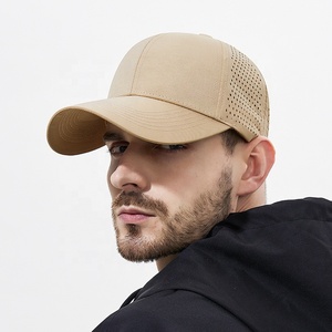 <span class=keywords><strong>Gorra</strong></span> de béisbol de 6 paneles para hombre, nueva, de verano, <span class=keywords><strong>con</strong></span> parte trasera perforada, de malla, de secado rápido, ligera, transpirable, <span class=keywords><strong>con</strong></span> protección solar. - Product Image 3