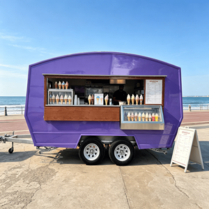 Special Type Catering Truck <b>Trailer</b> Food <b>Concession</b> <b>Trailer</b> Mobile Beverage <b>Trailer</b> Towable Hot Dog Cart Grill - Product Image 4