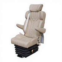 Siège conducteur convertible en cuir AutoLiuMa, très demandé, pour camping-car, MPV, fourgonnette, avec suspension réglable