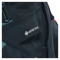 Veste de moto imperméable Gore-Tex Carve Master 3 en noir ébène rouge lavared avec pantalon fabriqué en Italie