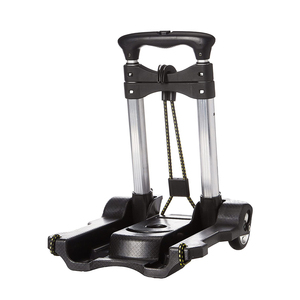 Troli Dorong Lipat dengan Ketinggian yang Dapat Disesuaikan, Troli Kereta Dorong Beban Berat - Product Image 5