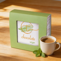 Boîte d'emballage personnalisée en carton rigide blanc avec couvercle rabattable pour chocolats truffés, vide, avec séparateur pour bonbons, biscuits, desserts