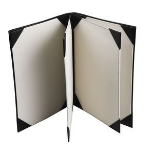 अनुकूलित ए 4 रेस्तरां मेनू में फ़ोल्डर लोगो को एम्बेड डिस्प्ले मेनू बुक चमड़े 2/4/6/<span class=keywords><strong>8</strong></span> दृश्य मेनू धारक कैफे बार होटल के लिए - Product Image 1