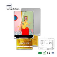 Layar LCD TFT Polcd 2.4 inci 240*320 dengan antarmuka MCU IC ILI9341V Modul Layar Panel LCD
