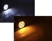 Phare avant rond haute puissance à LED pour motos tout-terrain, 12 volts, 7 pouces, pour Jeep Wrangler Jk Truck