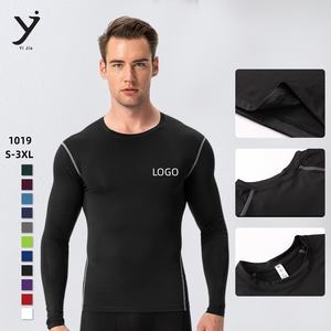 Vêtements de sport pour homme, manches longues, séchage rapide, vente en gros - Product Image 1