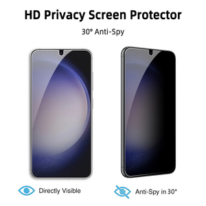 Pour Samsung Galaxy S24 S24 Plus S24 <span class=keywords><strong>Ultra</strong></span> Support Écran Déverrouillage D'empreintes Digitales Anti ESPION Confidentialité Protecteur D'écran <span class=keywords><strong>Verre</strong></span> <span class=keywords><strong>Trempé</strong></span> - Product Image 6