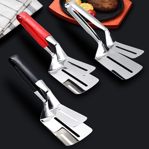 Envío directo disponible. Pinzas para carne de acero inoxidable 304, espátula de cocina, pinzas espátula multifuncionales y gruesas para el hogar - Product Image 2
