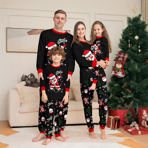 Pijamas Personalizados de Natal S - 4XL para Outono/Inverno, Conjunto de Manga Longa para Família, Roupas de Natal para Família - Product Image 1