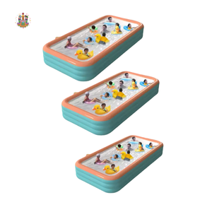 <span class=keywords><strong>Piscina</strong></span> Gonfiabile con Fondo Piatto in PVC Arancione e Verde di Alta Qualità e Durevole per Bambini e Adulti - Vendita all'Ingrosso - Product Image 4