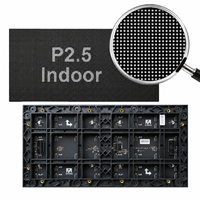 Module d'affichage LED intérieur P2.5 en stock, mur vidéo 4K couleur intégrale sans soudure pour centre commercial, hall d'exposition, station de métro