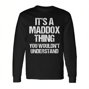 Camiseta de manga larga Maddox: Es algo de Maddox que no entenderías - Product Image 2