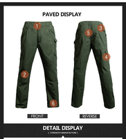 Ensemble uniforme tactique respirant et coupe-vent en tissu ripstop, résistant à l'eau, en polyester/coton, camouflage de terrain, pour unisexe
