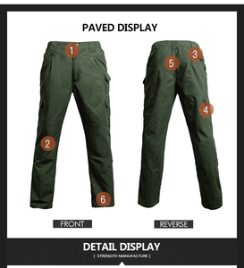Set Uniforme <span class=keywords><strong>Tattica</strong></span> Ripstop Traspirante Antivento, Tuta Mimetica Resistente all'Acqua in Poliestere/Cotone Unisex - Product Image 5
