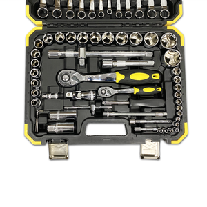 Nhà Máy OEM Giá 61Pcs Carbon Thép Kết Hợp Cờ Lê Và Ổ Cắm Cờ Lê Thiết Lập Với Nhiệt Điều Trị Bộ Công Cụ - Product Image 4