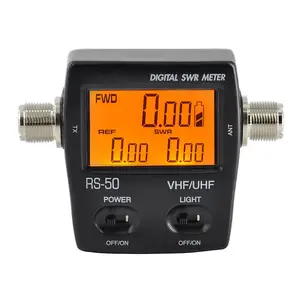 RS-50 connettore digitale SWR/Watt Meter 125-525MHz UHF/VHF M di tipo nuovissimo