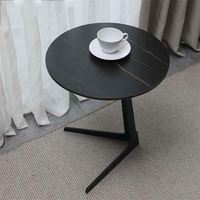 Meubles de maison, pieds de table en métal, table basse moderne personnalisée avec plateau en marbre, petites tables basses d'appoint