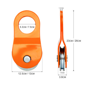 Accessoires 4x4 de haute qualité, poulie simple en alliage d'aluminium robuste <span class=keywords><strong>pour</strong></span> récupération en extérieur, 10 tonnes - Product Image 2