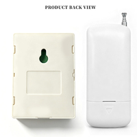 Module Récepteur Relais Universel Sans Fil DC 12V 4 Canaux avec Télécommande RF 433 MHz 4 Boutons pour Maison Automatisée
