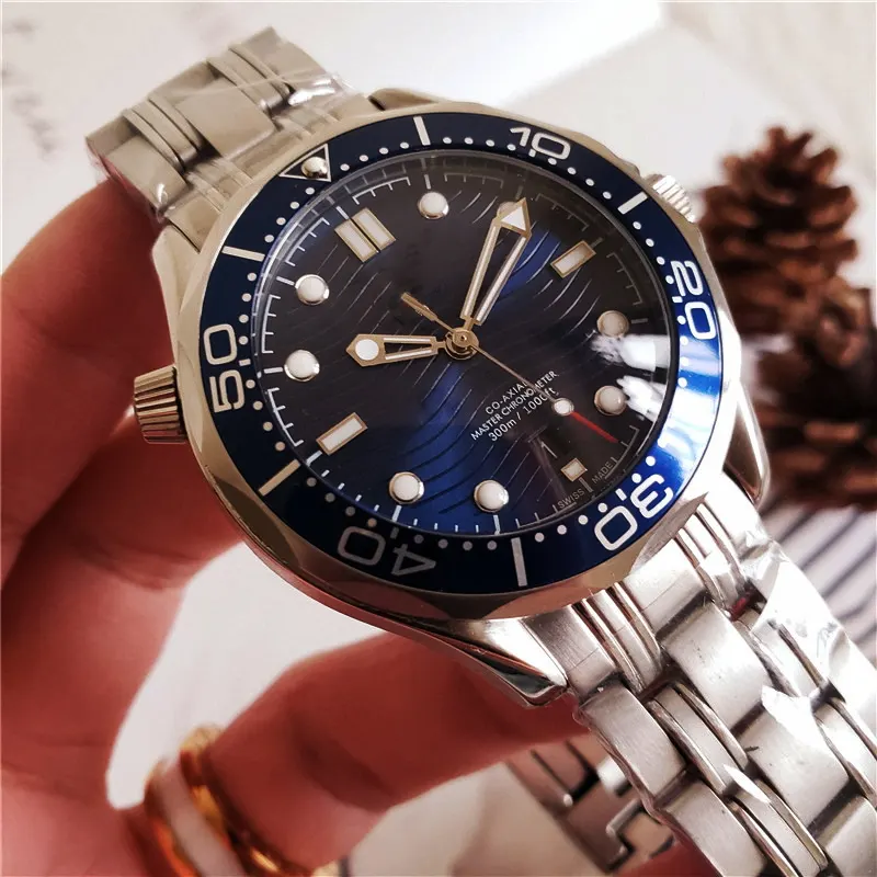 2022 Luxury OG 42mm Big Face Fully Automatic Multifunction Watch Luminous Chronograph Men Watch Glass Luxury Brand SEIKO Male AK