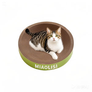 Cat Coçar Board gato Lixo All-in-one Tigela Tipo De Papel Ondulado Garra Bacia Oval Resistente ao desgaste Cat Coçar Board - Product Image 5