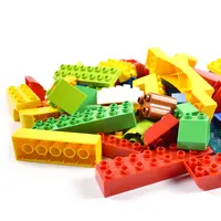 Peças de reposição de blocos de construção, partículas grandes legos compatíveis 2x2 diy, acessórios de tamanhos diferentes