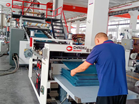 Machine d'extrusion de feuilles de plastique pour valises à trois couches de la manufacture CHAOXU pour ligne de production de bagages
