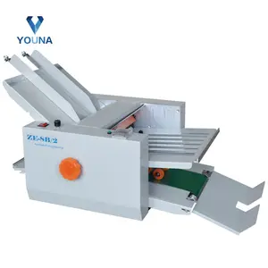 Handleiding A4 Papier Vouwen Machine Voor Kleine Zakelijke Hoge Efficiënte Wit Vouwen, tellen 310X700Mm 30-150G 50X70Mm 80 M/min 2/4