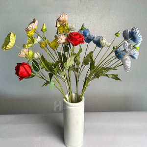 Vase à <span class=keywords><strong>fleurs</strong></span> <span class=keywords><strong>en</strong></span> marbre blanc minimaliste, cylindre, organisateur de rangement de bureau multifonctionnel pour la décoration de la maison et les fournitures de bureau - Product Image 3