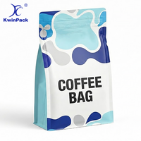 Sacs à café personnalisés avec logo imprimé, résistants à l'humidité, avec valve, pour chewing-gum et aliments en conserve, disponibles en 8oz, 12oz, 16oz, 5lb, 100g, 250g, 500g, 1kg