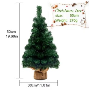 Árbol de Navidad Artificial de PVC Verde de Alta Calidad TC de 40, 50 y 60 cm para Decoración Navideña en Interiores, Hogar, Oficina y Fiestas - Product Image 6