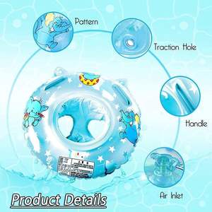 Siège flottant gonflable pour bébé à motif de dessin animé en PVC, conforme aux normes UE/USA - Product Image 2